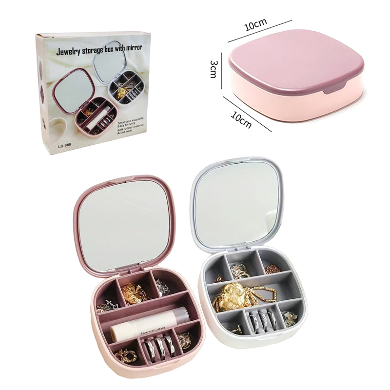 Cosmetics Organizer with Mirror