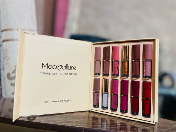 12Pcs Mocallure Liquid Lipgloss