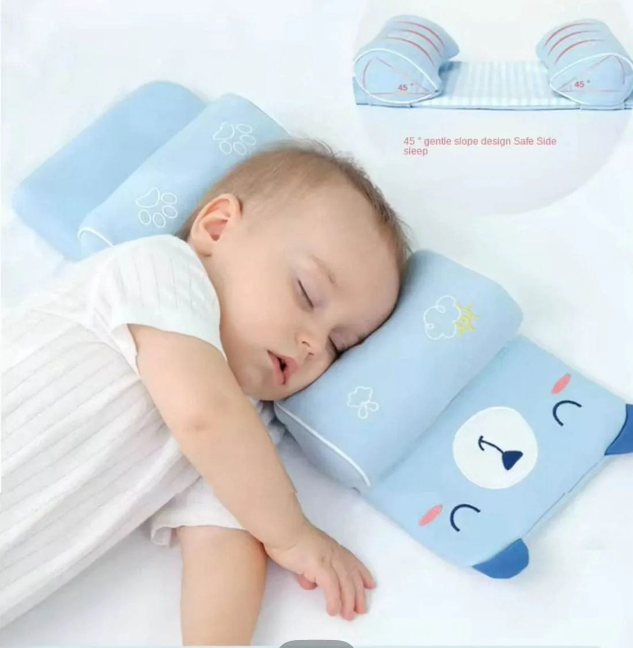 Baby Side Sleep Pillow | Head Positioner