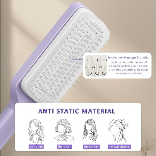 Self-Cleaning Hair Brush