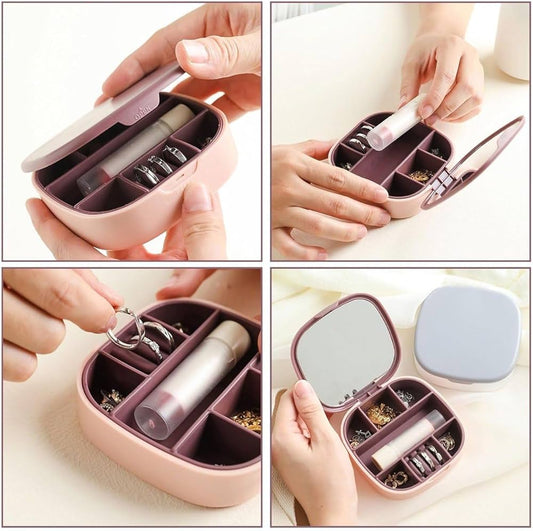 Cosmetics Organizer with Mirror