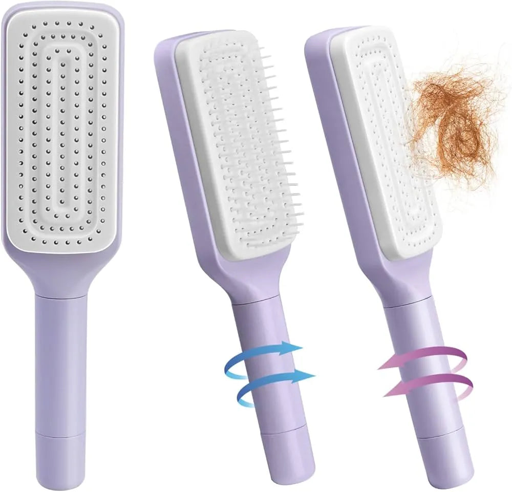 Self-Cleaning Hair Brush