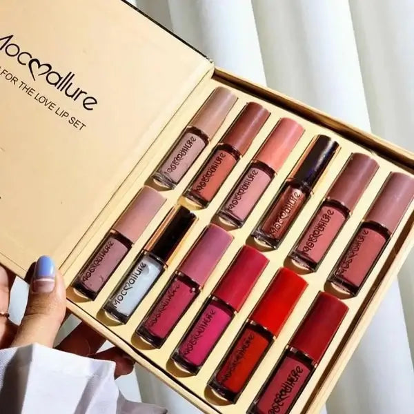12Pcs Mocallure Liquid Lipgloss