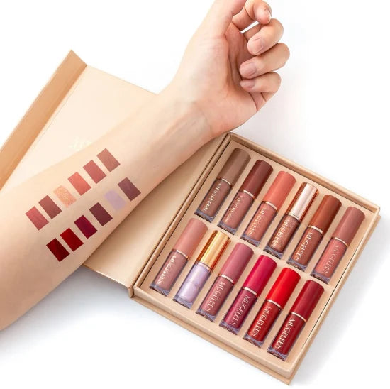 12Pcs Mocallure Liquid Lipgloss