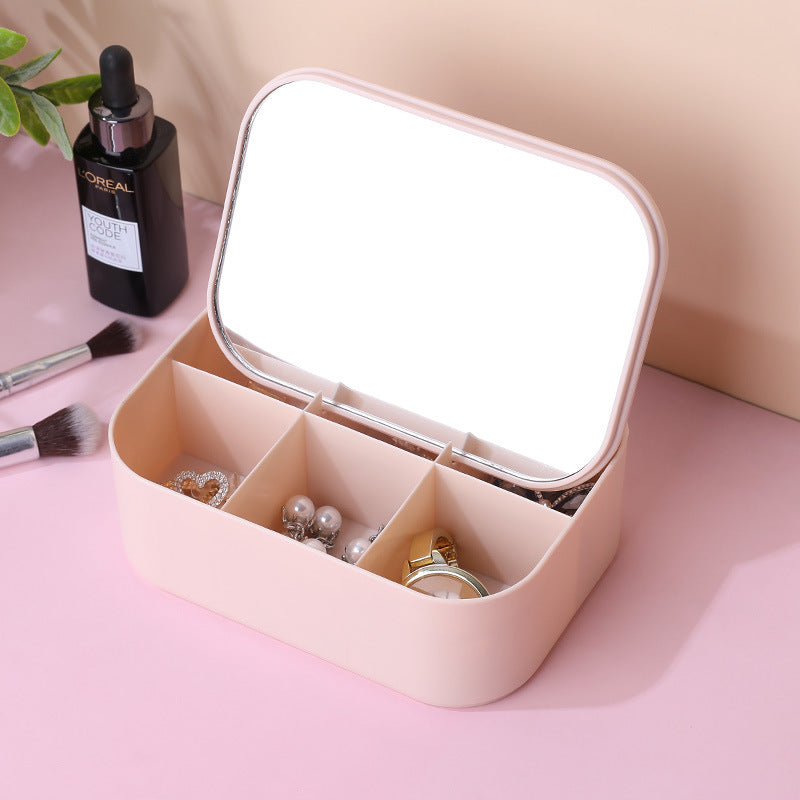 Cosmetics Organizer with Mirror