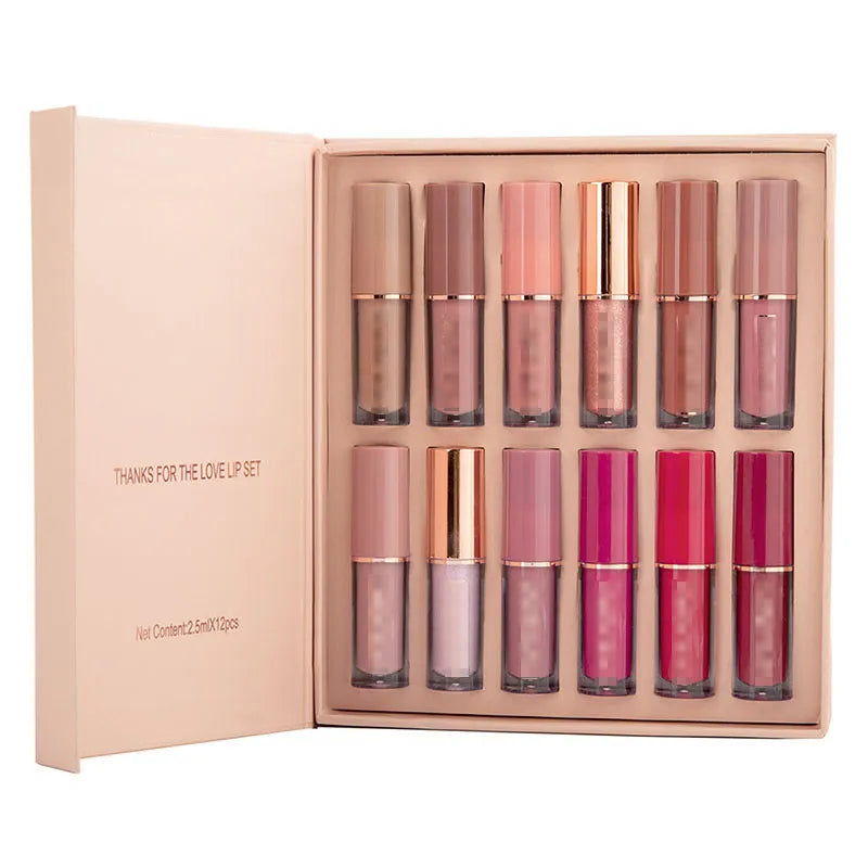 12Pcs Mocallure Liquid Lipgloss